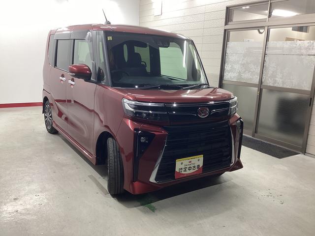 タント カスタムＲＳ　衝突被害軽減ブレーキ　横滑り防止装置　オートハイビーム　アイドリングストップ　ステアリングスイッチ　オートライト　キーフリーシステム　オートエアコン　パノラマカメラ　マット　バイザー（6枚目）