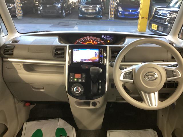 タント Ｘ　ＳＡＩＩＩ　スローパー　リアシートツキ　衝突被害軽減ブレーキ　横滑り防止装置　オートハイビーム　アイドリングストップ　ステアリングスイッチ　オートライト　キーフリーシステム　オートエアコン　ナビ　バックカメラ　ＥＴＣ　マット　バイザー（16枚目）