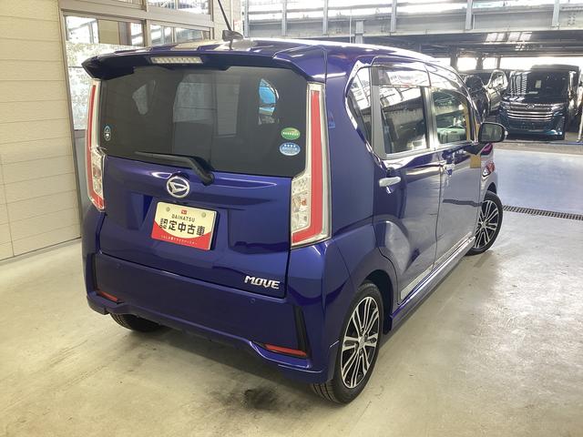 ムーヴ カスタム　ＲＳ　ＳＡＩＩ　衝突被害軽減ブレーキ　横滑り防止装置　４ＷＤ　アイドリングストップ　ステアリングスイッチ　オートライト　キーフリーシステム　オートエアコン　ナビ　ドラレコ　バックカメラ　ＥＴＣ　マット　バイザー（8枚目）