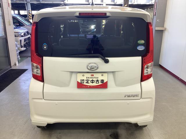 ムーヴ Ｘ　ＳＡ　衝突被害軽減ブレーキ　横滑り防止装置　アイドリングストップ　ステアリングスイッチ　オートライト　キーフリーム　オートエアコン　ナビ　社外ドラレコ　バックカメラ　ＥＴＣ　マット　バイザー（3枚目）