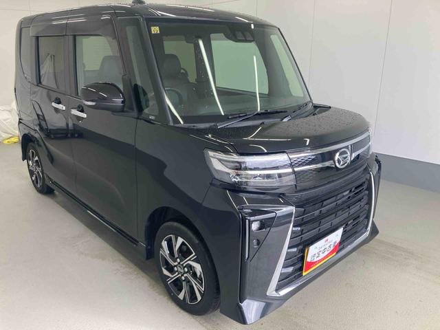 タント カスタムX 衝突被害軽減ブレーキ 横滑り防止装置 オートハイビーム アイドリングストップ ステアリングスイッチ オートライト キーフリーシステム オートエアコン バックカメラ マット バイザー(6枚目)