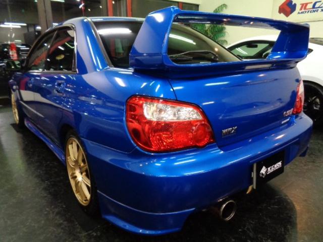 インプレッサ ＷＲＸ　ＳＴｉ　ＷＲブルーカラーＳＴＩフルエアロＥＪ２０ＢＯＸＥＲターボエンジン６ＭＴ４ＷＤステンＳＴＩマフラーＳＴＩ足回りブレンボキャリパーＤＣデフコントロールＢＢＳアルミ追加メーターＨＤＤナビＴベルト交換済（4枚目）