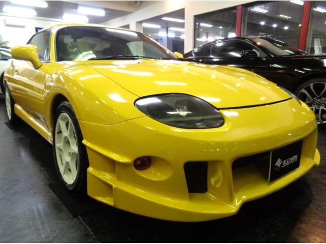 ＦＴＯ ＧＸ　スポーツパッケージ　最終型サンバーストイエローカラーフルエアロ６Ａ１２Ｖ６エンジン５ＭＴミッションＡＰＥＸＩマフラーラルグス車高調ＤＥＦＩメーターレカロシートＰ１レーシングＡＷタワーバーＭＯＭＯステアガラスＳＲナビＴＶ（2枚目）