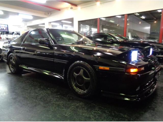 スープラ ２．５ＧＴツインターボＲ　ターボＡ仕様フルエアロノーマルルーフ１ＪＺ－ＧＴＥツインターボエンジン純正５ＭＴ専用２本出しマフラービルシュタインアルミラジエターレカロシートターボＲアルミリトラクタブルＬＥＤライトＴベルト交換済（8枚目）