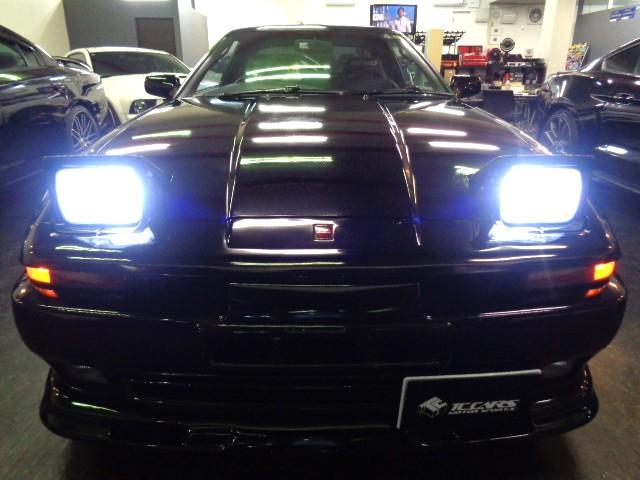 スープラ ２．５ＧＴツインターボＲ　ターボＡ仕様フルエアロノーマルルーフ１ＪＺ－ＧＴＥツインターボエンジン純正５ＭＴ専用２本出しマフラービルシュタインアルミラジエターレカロシートターボＲアルミリトラクタブルＬＥＤライトＴベルト交換済（9枚目）