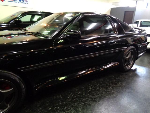 スープラ ２．５ＧＴツインターボＲ　ターボＡ仕様フルエアロノーマルルーフ１ＪＺ－ＧＴＥツインターボエンジン純正５ＭＴ専用２本出しマフラービルシュタインアルミラジエターレカロシートターボＲアルミリトラクタブルＬＥＤライトＴベルト交換済（18枚目）