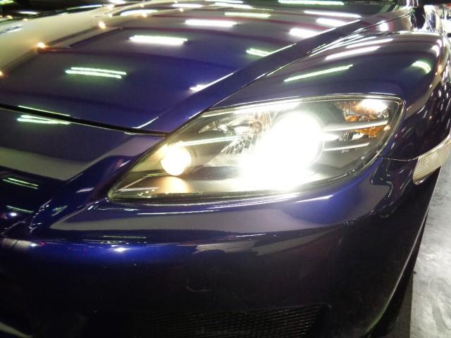 ＲＸ－８ タイプＳ　ＢＬＩＴＺスーパーチャージャーＲＥＮＥＳＩＳロータリーエンジン６ＭＴミッションＲマジックマフラーＭＡＺＤＡＳＰＥＥＤエアロ足回りＰ１アルミＳＢＣ黒赤レザーシートＢＯＳＥサウンドナビＳＲ走行３万ｋｍ台（10枚目）