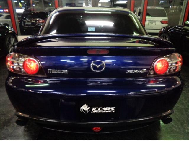 ＲＸ－８ タイプＳ　ＢＬＩＴＺスーパーチャージャーＲＥＮＥＳＩＳロータリーエンジン６ＭＴミッションＲマジックマフラーＭＡＺＤＡＳＰＥＥＤエアロ足回りＰ１アルミＳＢＣ黒赤レザーシートＢＯＳＥサウンドナビＳＲ走行３万ｋｍ台（11枚目）