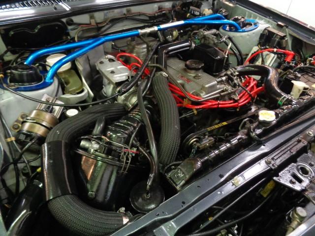 スタリオン ＧＳＲ－ＶＲ　専用ブリスターフェンダーフルエアロＧ５４Ｂ型２．６ＣＹＣＬＯＮＥターボエンジン純正５ＭＴステン出しマフラー専用インターＣ専用ディープリムアルミ黒革シート追加メーターリトラクタブルライトＴベルト交換済（41枚目）