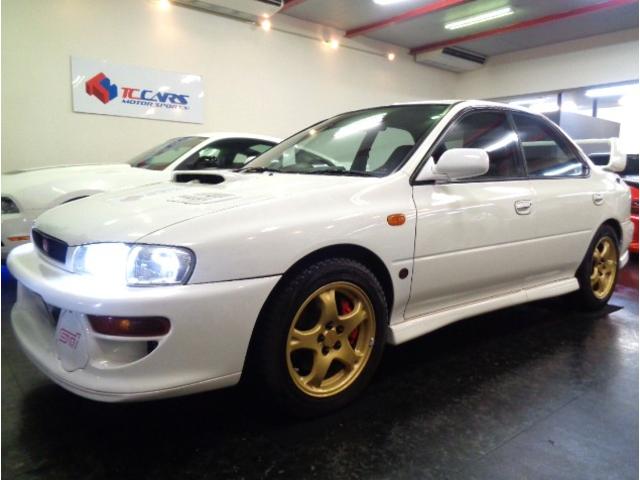 インプレッサ ＷＲＸ　ＳＴｉバージョンＩＶ　２２Ｂ仕様エアロＥＪ２０ＢＯＸＥＲターボエンジン５ＭＴミッション４ＷＤステンマフラーＳＴＩ足回りレッド対向キャリパーラムコ追加メーターＳＴＩカーボンタワーバーＳＴＩアルミＭＯＭＯステアＴベルト交換済（7枚目）