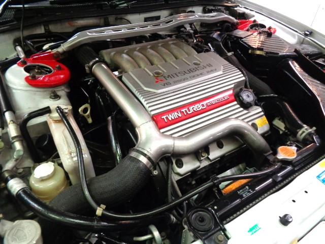レグナム ＶＲ－４タイプＳ　最終型ギャラクシーホワイトパールカラーフルエアロ６Ａ１３Ｖ６ツインターボエンジン２８０ＰＳ純正５ＭＴ４ＷＤ専用大口径マフラータワーバー専用オーバーフェンダーＥＮＫＥＩアルミＮＡＲＤＩステアナビＴＶ（38枚目）