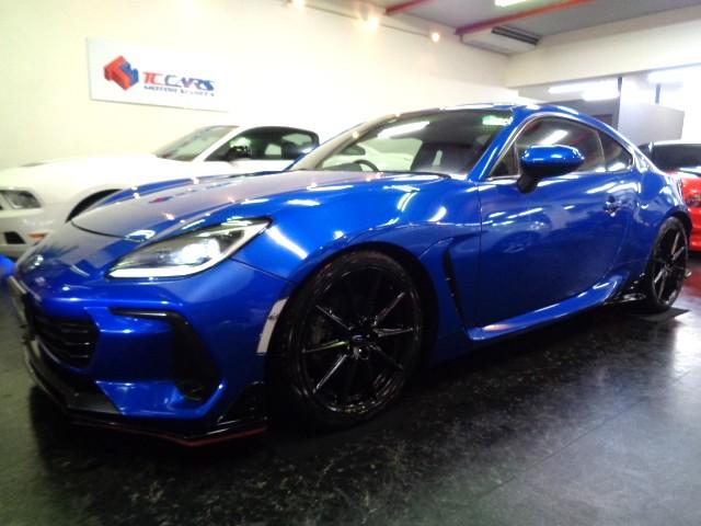 BRZ R WRブルーパールカラーSTIフルエアロFA24BOXERエンジン6MTミッションSTIマフラーTEIN車高調SAMCOパイピングナビTVバックカメラクルーズCマルチモニターTRACKモードVSC(7枚目)