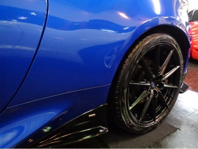 BRZ R WRブルーパールカラーSTIフルエアロFA24BOXERエンジン6MTミッションSTIマフラーTEIN車高調SAMCOパイピングナビTVバックカメラクルーズCマルチモニターTRACKモードVSC(24枚目)
