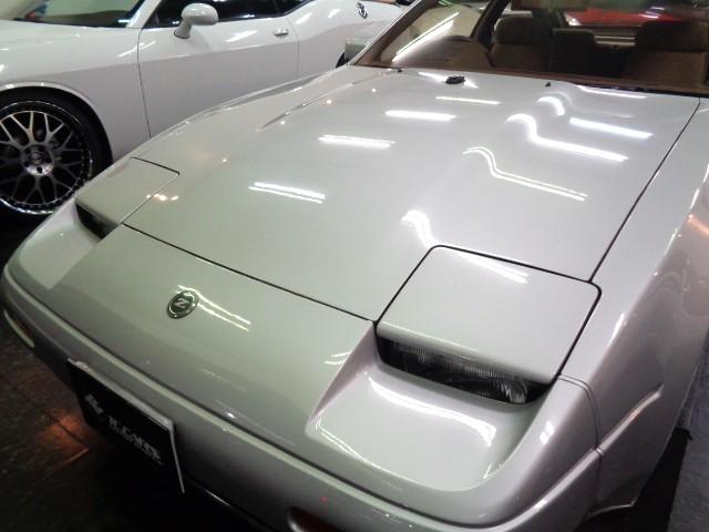 フェアレディZ 300ZX 後期モデルVG30ETV6ターボエンジン2by2Tバールーフ専用ワイドボディ専用2本出しマフラーディスクアルミホイールリトラクタブルLEDライトFOGライトフルノーマル車タイミングベルト交換済(5枚目)
