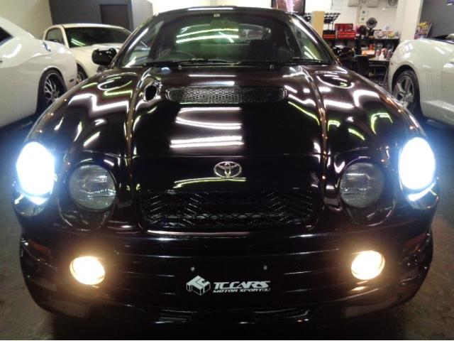 セリカ GT-FOUR WRC仕様 2500台限定WRCホモロゲモデル3S-GTEターボエンジン5MTミッション4WD専用大口径マフラー水冷インタークーラー対向キャリパOZアルミナビTV大型Rスポ大型FOGMOMOステアTベルト交換済(9枚目)