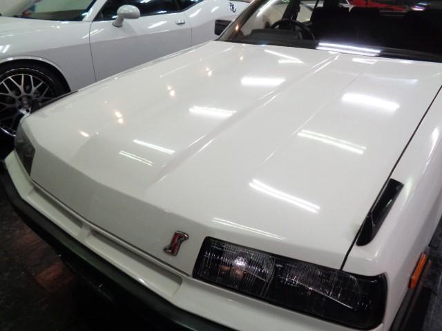 スカイライン 2000ターボRS-X DR30鉄仮面EJ20ETターボエンジン純正5MTミッション専用2本出しマフラーフェンダーフィントランクスポイラー純正アルミホブラックシートD席電動サポートフルノーマル1オーナー親族名変走行6万km(5枚目)