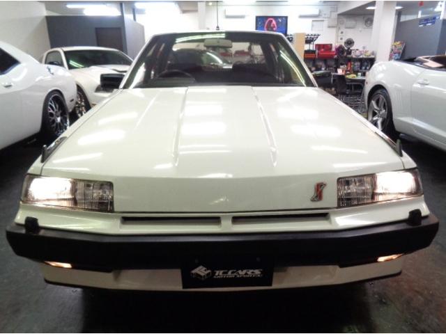 スカイライン 2000ターボRS-X DR30鉄仮面EJ20ETターボエンジン純正5MTミッション専用2本出しマフラーフェンダーフィントランクスポイラー純正アルミホブラックシートD席電動サポートフルノーマル1オーナー親族名変走行6万km(9枚目)