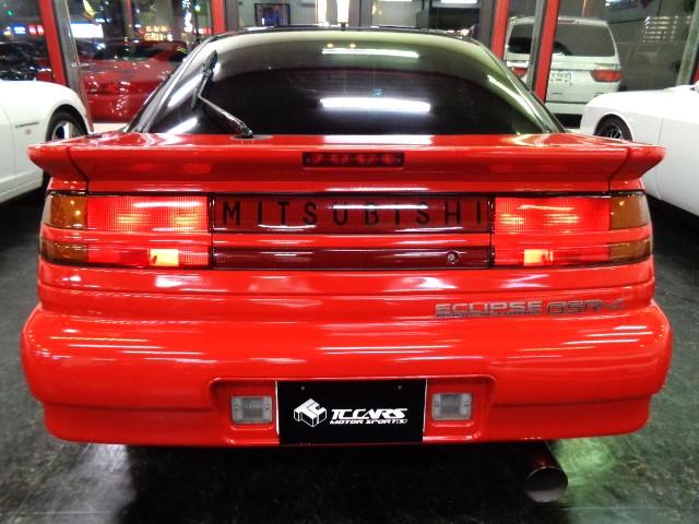 エクリプス ＧＳＲ－４　パッションレッドカラーブラックルーフフルエアロ４Ｇ６３ターボエンジン５ＭＴ４ＷＤステンマフラＨＫＳエアクリ車高調タワーバーＳＰＥＥＤＬＩＮＥアルミレカロシートナビＴＶバックカメラＴベルト交換済（11枚目）