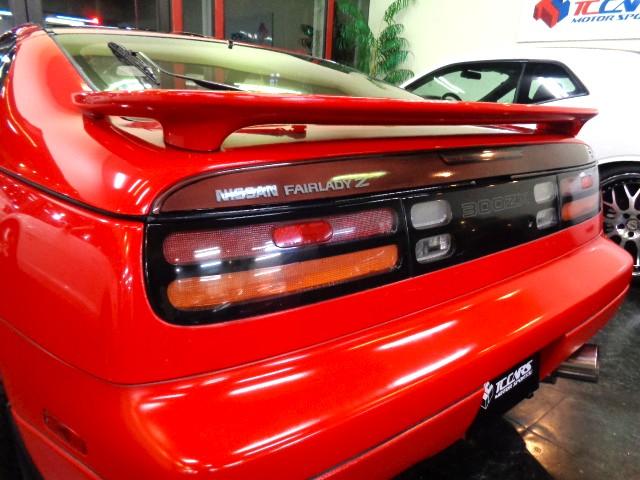 フェアレディZ 300ZX 3型モデル2シーターTバールーフVG30DEV6エンジン純正5MTミッションAPEXIマフラーTEIN車高調対向キャリパー専用スポーツシートVOLTEC18AWリアスポイラーFOGライトTベルト交換済(18枚目)