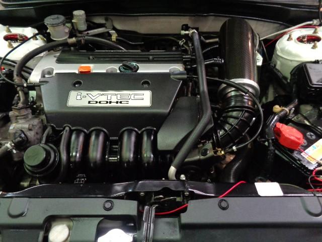 インテグラ iS タイプR仕様フルエアロK20A型iVTECエンジン5MTミッション5ZIGENマフラーカーボンエアクリチャンバー車高調大型RスポコンビレザーシートLEDライトプレミアムホワイトカラータイミングチェーン(40枚目)