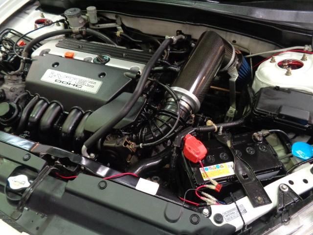 インテグラ iS タイプR仕様フルエアロK20A型iVTECエンジン5MTミッション5ZIGENマフラーカーボンエアクリチャンバー車高調大型RスポコンビレザーシートLEDライトプレミアムホワイトカラータイミングチェーン(41枚目)