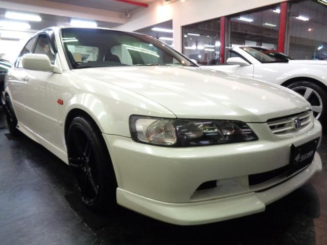 アコード SiR-T Sパッケージ MODULOフルエアロF20B型VTECエンジン無限EXマニステンマフラー無限エアBOX無限サスKIT無限ブレーキラインJUNSフライホイールレカロシート18アルミTベルト交換済(2枚目)