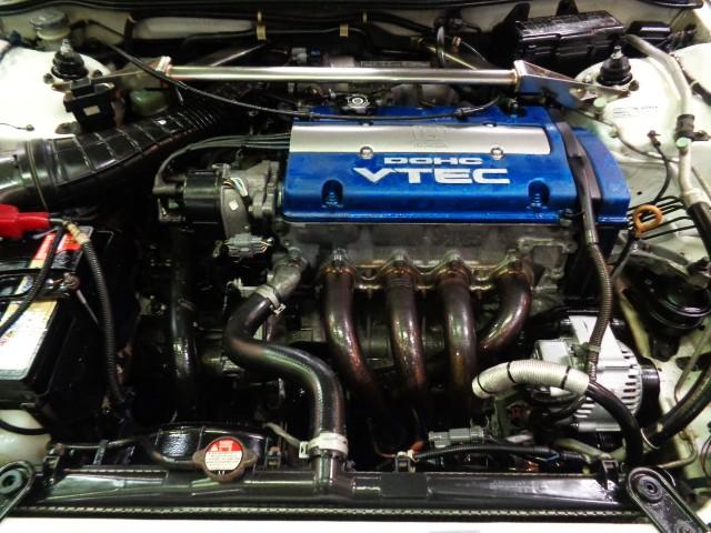 アコード SiR-T Sパッケージ MODULOフルエアロF20B型VTECエンジン無限EXマニステンマフラー無限エアBOX無限サスKIT無限ブレーキラインJUNSフライホイールレカロシート18アルミTベルト交換済(38枚目)