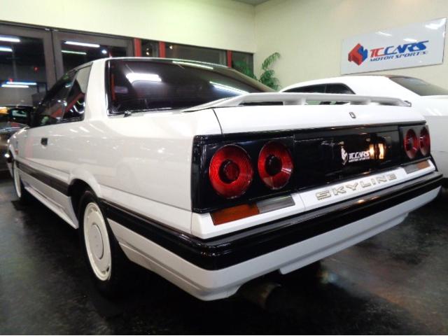 スカイライン GTS-Xツインカム24Vターボ ホワイトカラー2DHTクーペボディRB20DETターボエンジン純正5MTミッションFGKマフラータワーバー追加メーターGTオートスポイラー純正ディスクアルミRスポイラーンオーナー車Tベルト交換済(12枚目)