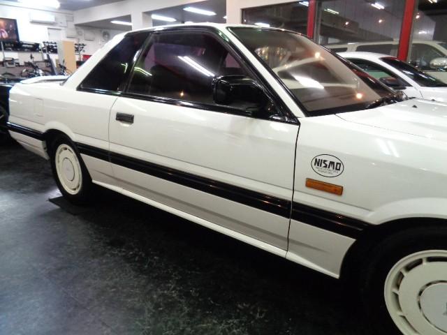 スカイライン GTS-Xツインカム24Vターボ ホワイトカラー2DHTクーペボディRB20DETターボエンジン純正5MTミッションFGKマフラータワーバー追加メーターGTオートスポイラー純正ディスクアルミRスポイラーンオーナー車Tベルト交換済(21枚目)