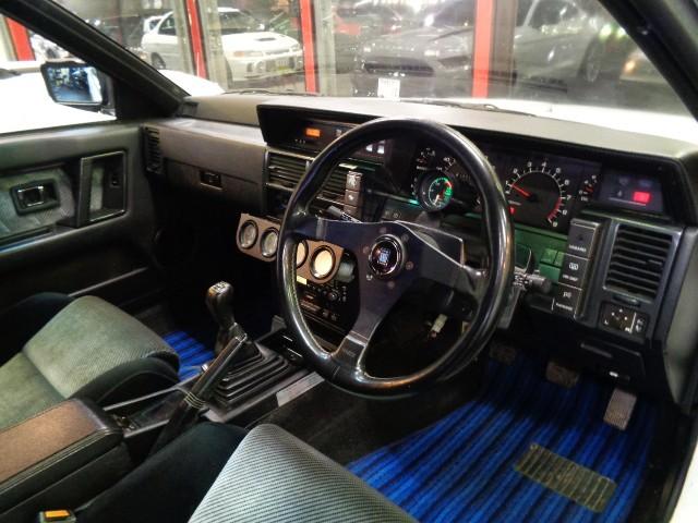 スカイライン GTS-Xツインカム24Vターボ ホワイトカラー2DHTクーペボディRB20DETターボエンジン純正5MTミッションFGKマフラータワーバー追加メーターGTオートスポイラー純正ディスクアルミRスポイラーンオーナー車Tベルト交換済(26枚目)