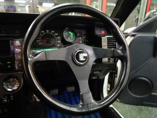 スカイライン GTS-Xツインカム24Vターボ ホワイトカラー2DHTクーペボディRB20DETターボエンジン純正5MTミッションFGKマフラータワーバー追加メーターGTオートスポイラー純正ディスクアルミRスポイラーンオーナー車Tベルト交換済(30枚目)