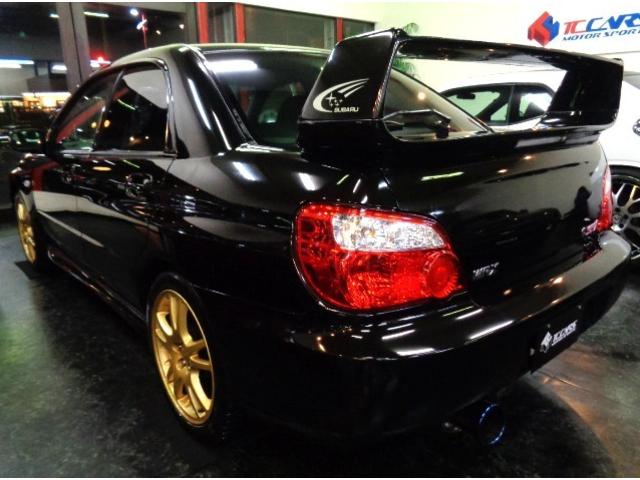 インプレッサ ＷＲＸ　ＳＴｉ　ブラックトパーズＭカラーＳＴＩエアロＥＪ２０ＢＯＸＥＲターボエンジン６ＭＴミッション４ＷＤステンマフラーＤＣＣＤブレンボキャリパーＳＴＩアルミＬＥＤライト追加メーターナビＴＶ大型リアスポＴベルト交換済（4枚目）