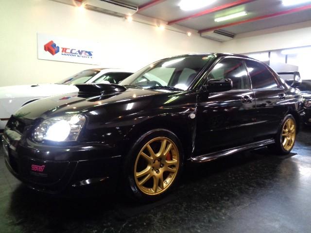 インプレッサ ＷＲＸ　ＳＴｉ　ブラックトパーズＭカラーＳＴＩエアロＥＪ２０ＢＯＸＥＲターボエンジン６ＭＴミッション４ＷＤステンマフラーＤＣＣＤブレンボキャリパーＳＴＩアルミＬＥＤライト追加メーターナビＴＶ大型リアスポＴベルト交換済（7枚目）