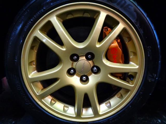 インプレッサ ＷＲＸ　ＳＴｉ　ブラックトパーズＭカラーＳＴＩエアロＥＪ２０ＢＯＸＥＲターボエンジン６ＭＴミッション４ＷＤステンマフラーＤＣＣＤブレンボキャリパーＳＴＩアルミＬＥＤライト追加メーターナビＴＶ大型リアスポＴベルト交換済（24枚目）