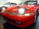 エクリプス ＧＳＲ－４　４Ｇ６３ターボエンジン純正５ＭＴミッション４ＷＤ専用２本出しマフラーパッションレッドカラー専用フルエアロ純正アルミマイルコンビメーターリトラクタブルヘッドライト走行３万ｋｍ台フルノーマル車ジャッキーＣ（5枚目）