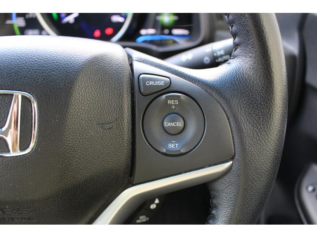 フィットハイブリッド Lパッケージ あんしんパッケージ ギャザズナビ フルセグTV Bluetooth バックカメラ ETC オートリトラミラー クルーズコントロール スマートキーx2 プッシュスタート ハーフレザー LEDライト(23枚目)
