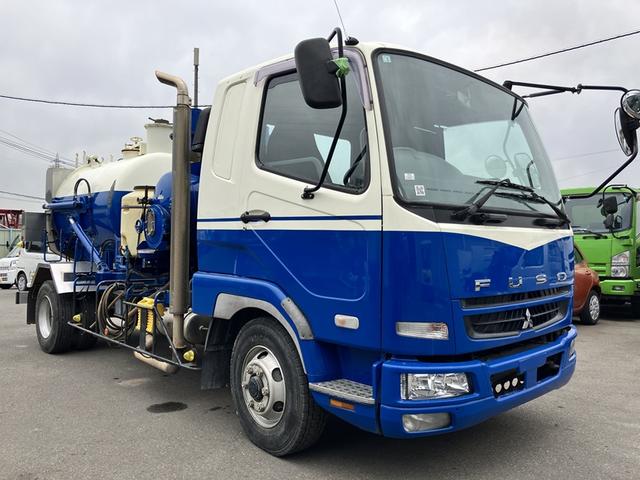 ファイター 　兼松エンジニアリング製　強力吸引車【ＳＭ－０４ＢＶＰ】風量４０◆容積２．８ｍ３◆タンク胴回りステンレス◆上物整備済み◆全塗装◆（2枚目）