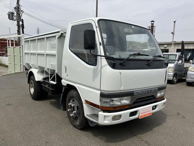 キャンター ダンプ　極東開発◆ＤＤ０２－０７Ｔ◆水密ダンプ◆深ダンプ◆最大積載２０００Ｋｇ◆電動コボレーン付き◆全塗装済み（2枚目）