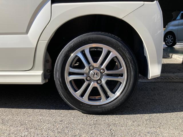 N-BOXカスタム G SSパッケージ 1年保証付き カーナビ バックカメラ ETC 両側電動パワースライドドア 禁煙車 ステアリングリモコン フルセグTV視聴 Bluetooth音楽 DVD再生 CD再生 純正アルミホイール スマートキー(29枚目)