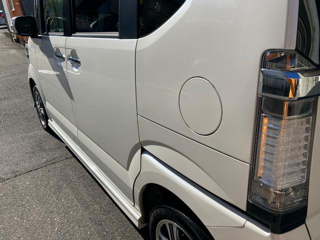 N-BOXカスタム G SSパッケージ 1年保証付き カーナビ バックカメラ ETC 両側電動パワースライドドア 禁煙車 ステアリングリモコン フルセグTV視聴 Bluetooth音楽 DVD再生 CD再生 純正アルミホイール スマートキー(66枚目)