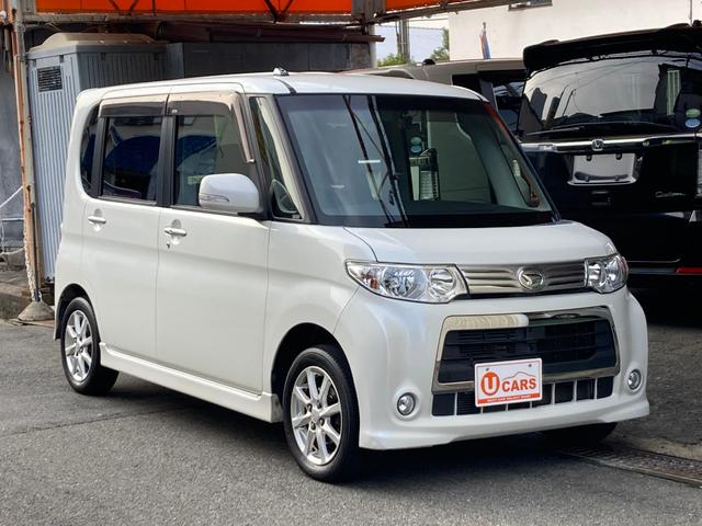 タント カスタムXスペシャル 1年保証付き カーナビ ETC ドライブレコーダー 電動パワースライドドア 禁煙車 ワンセグ地デジTV視聴 DVD再生 CD再生 スマートキー 純正アルミホイール ミラクルオープンドア(2枚目)