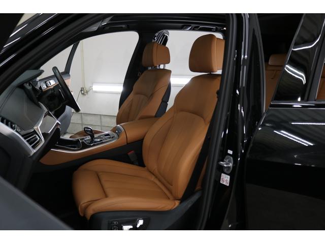 X5 xDrive 40d Mスポーツハイラインパッケージ 7人乗 ブラックサファイア コニャックレザー ベンチレーション ヒーター パノラマSR ヒートコンフォートP イージークロージャー OP21インチAW 前後ドラレコ レーダー探知機 1オーナー 禁煙車(36枚目)