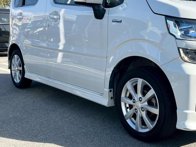 ワゴンＲ ハイブリッドＦＺ　禁煙車・ＥＴＣ・カーナビ・Ｂｌｕｅｔｏｏｔｈ・フルセグＴＶ・ＣＤ／ＤＶＤ再生・衝突被害軽減ブレーキ・シートヒーター・スマートキー＆プッシュスタート・ベンチシート・ルームクリーニング（33枚目）