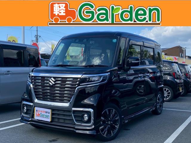 スペーシアカスタム ハイブリッドXS 下取直売・ワンオーナー・禁煙車・両側電動スライドドア・シートヒーター・カーナビ・Bluetooth・ワンセグTV・CD再生・スマートキー&プッシュスタート・ベンチシート・ルームクリーニング(2枚目)