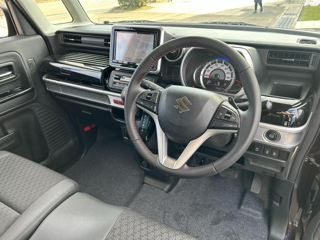 スペーシアカスタム ハイブリッドＸＳターボ　雹害車・ＥＴＣ・バックカメラ・両側電動スライドドア・カーナビ・Ｂｌｕｅｔｏｏｔｈ・フルセグＴＶ・ＣＤ／ＤＶＤ再生・クルーズコントロール・スマートキー＆プッシュスタート・ベンチシート・ルームクリーニン（14枚目）