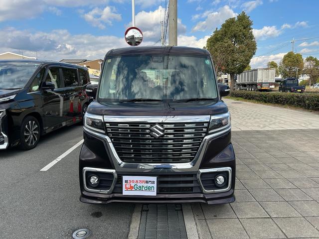 スペーシアカスタム ハイブリッドＸＳターボ　雹害車・ＥＴＣ・バックカメラ・両側電動スライドドア・カーナビ・Ｂｌｕｅｔｏｏｔｈ・フルセグＴＶ・ＣＤ／ＤＶＤ再生・クルーズコントロール・スマートキー＆プッシュスタート・ベンチシート・ルームクリーニン（36枚目）