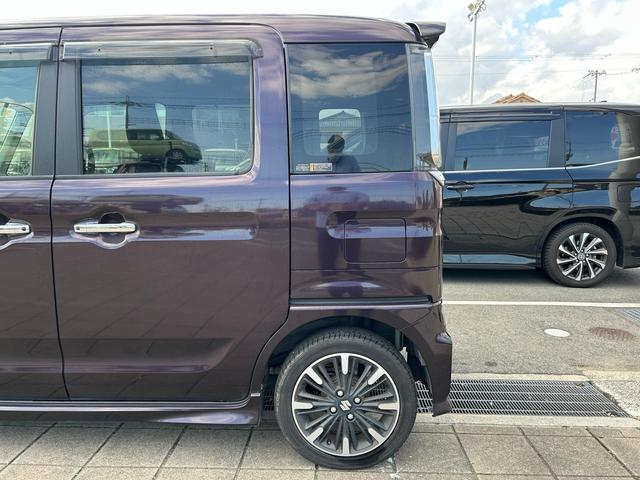 スペーシアカスタム ハイブリッドＸＳターボ　雹害車・ＥＴＣ・バックカメラ・両側電動スライドドア・カーナビ・Ｂｌｕｅｔｏｏｔｈ・フルセグＴＶ・ＣＤ／ＤＶＤ再生・クルーズコントロール・スマートキー＆プッシュスタート・ベンチシート・ルームクリーニン（50枚目）