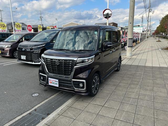 スペーシアカスタム ハイブリッドＸＳターボ　雹害車・ＥＴＣ・バックカメラ・両側電動スライドドア・カーナビ・Ｂｌｕｅｔｏｏｔｈ・フルセグＴＶ・ＣＤ／ＤＶＤ再生・クルーズコントロール・スマートキー＆プッシュスタート・ベンチシート・ルームクリーニン（74枚目）