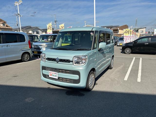 スペーシア ハイブリッドＧ　雹害車・ＥＴＣ・カーナビ・Ｂｌｕｅｔｏｏｔｈ・フルセグＴＶ・ＣＤ／ＤＶＤ再生・衝突被害軽減ブレーキ・車線逸脱防止システム・スマートキー＆プッシュスタート・ベンチシート・ルームクリーニング（72枚目）