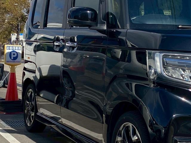 N-BOXカスタム G・Lターボホンダセンシング 雹害車・両側電動スライドドア・バックカメラ・禁煙車・ETC・衝突軽減ブレーキ・カーナビ・Bluetooth・フルセグTV・CD再生・スマートキー&プッシュスタート・ベンチシート・ルームクリーニング(35枚目)